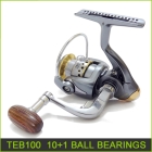 fishing reels 100% brand new 10+1 Ball bearing spinning reel 5.1:1 fishing tackle tools gear TEB100 freeshipping wholesale price