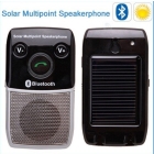  Solar Powered wireless Hands Free Bluetooth car kit