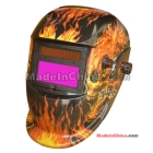 Cheap Nice fire skeleton apperance LI battery +Solar power auto darkening welding mask/helmet/filter