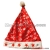 Free shipping 100pcs/lot LED Christmas hats,Adult'Snowflake or star design Christmas hats,Red Nonwovens hat,Santa hat,Xmas hat,Christmas Costume