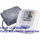 Fully automatic upperarm blood pressure monitor LCD display family use