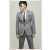 silver Mens Fashion Stylish Slim Fit 2 Button Suit Black shiny 100% wool Suit Blazer/Vest Tuxedo Suit Flat Front Pants Blazer Jacket 34R~40R FIORELLI MENS SOLID NO PLEAT FREE shirt tie FAST SHIP 