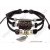 Hot make braided leather bracelet cowhide and hemp ethnic wrap bracelets colored leather bracelets handmade cord bracelets L0062 