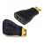 F02690 Wholesale Mini HDMI Male to HDMI Female Adaptor converter + free shipping