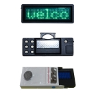 Free Shipping ! 2 pieces/lot Led name sign led miniboard Scrolling Message Board led badge  7X29 Five color