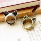 Free shipping 50pcs Fashion Bronzed  Little Cute Car Ear Rings Metal rings Silver&Gold mixed-cheaporder