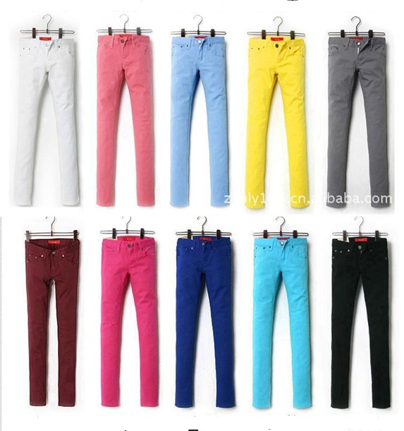 mens colorful jeans