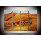 Wholesale - Landscape Oil Painting:Walking in Desert (+Framed)-Free Shipping!!