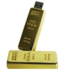 Wholesale - Free shipping promotional gift golden USB flash drive 2G/4G/8G/16G,branded high speed flash chip (UFD24)