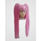  Fee Shipping  New Anime Lolita clip on ponytail wavy Cosplay wig  