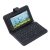 free shipping leather case with keyboard for tablet pc