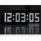 FREE SHIPPING WHOLESALE White Color led wall table dest alarm clock KT3186B-WH