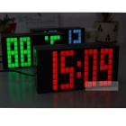  Digital LED Luminous Alarm Clock with Thermometer (Big Screen)