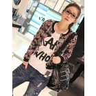 Han edition of female money during the spring and autumn leisure cartoon long sleeve short paragraph small short coat 210