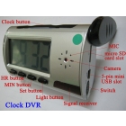 HOT clock dvr Digital Clock Hidden Spy HD Camera DVR Motion Detect Alarm Video Recorder Security with Remote