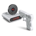 Laser Target Gun Alarm Clock with LCD Screen
