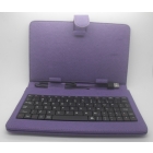 Free shipping 7 inch tablet pc keyboard leather case, color Leather case with keyboard stylus for tablet pc,MID,ePad