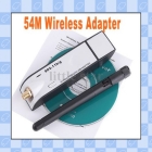 54M IEEE802.11 B/G USB Wireless Adapter Network Convertor Wifi Lan Adapter With External Antenna for PC      lc10586 