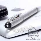 14k Platinum Luxurious Gel Pen with Grid Pattern,Star Walker Series,Free Shipping