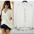 Free shipping summer women's white shirts outerwear,women blouses