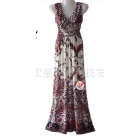 2012 New Summer Women's Bohemian Style Vest skirt  Long Beach Dress Maxi Dresses #008