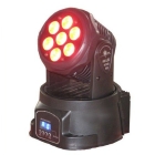 LED moving head wash light Equipped with 7PCS RGBW(4-in-1)leds/ stage lighting for dj club,party