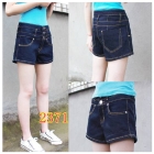 Free shipping 2012 spring summer of tall waist women pants,big yards  woman  jeans  shorts 