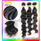 virgin human hair malaysian hair extensions 3pcs mixed lot natural wave natural color DHL Free Shipping 