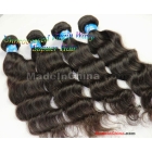 AAAA Quality Brazilian Virgin Remy Hair Natural Wave Natural Color Mixed Lengths 3pcs/lot 300g/lot Double Drawn Machine Weft DHL Free Shipping 