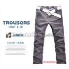  01  Free shipping Men's Pants,Cultivate casual pants,men's leisure trousers male pants straight canister Color:3 Colors Size:M-L-XL