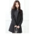 Free Shipping 2012 Winter new women's coat standing collar casual jacket Slim double-breasted coat cashmere woolen coat