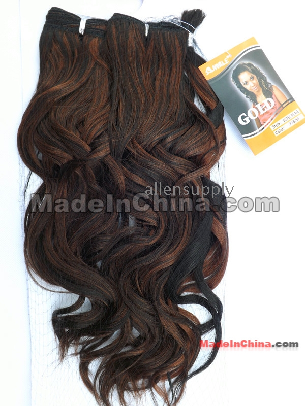 20 Inch Noble Gold Premium Curly Weave Synthetic Al Por Mayor 20