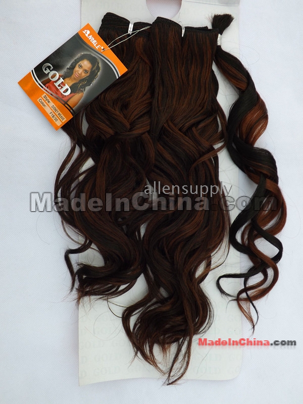 20 Inch Noble Gold Premium Curly Weave Synthetic al por mayor 20