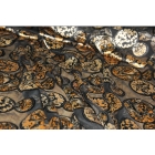100% SILK fabrics  gold soft satin silk printing rotten lustrine skirt scarf making materials by yard A59