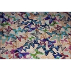 100% pure  silk fabrics beautiful butterfly PAJ Scarf Bandana material soft satin skirt materials by yards A7