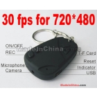 808A Car Key Chain Micro Mini dv DVR 720*480 Hidden Digital Video Recorder spy Camera Support  Card free shipping