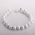 Free shipping fashion  sliver jewelry women' bead bracelet  bracelet factory price 10pcs/lot