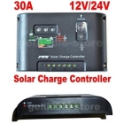 1pc 30A 12V/24V PWM Solar Street Light Panel Charge Controller Regulator Auto switch