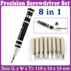 8 in 1 Phillips PH0 PH00 PH2 Screwdriver Pen Tool_Free Shipping