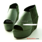 free shipping Fashion Fish ZuiSong platform shoes thick bottom waterproof Taiwan wedges high heels shoes size 35 36 37 38 39 m4