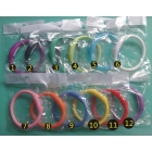 500pcs/lot Unisex Fashion Sports Watch Digital Anion Ion Jelly Candy Soft Silicone Bracelet Watches With Opp Packing