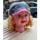 30pcs/lot little girl summer towel cap Children's hat size 50cm Age 2-5 free shipping