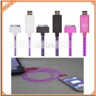 1X New Visible LED USB Charge Sync Cable For  iS  3  