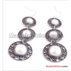 Free shipping Wholesale 20pcs/lot Korean style classic pearl pendant woman's earring