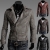 men's clothing male leather coat men's leather jacket Korean Slim leather jacket PU (brown, gray,  dark brown, black) wholesale free shipping