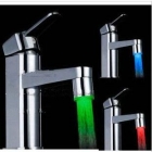 LED color faucet LED temperature control three color luminescence faucet