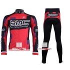 Free shipping BMC 2 long sleeve cycling wear clothes bicycle/bike/riding jerseys+pants sets