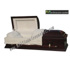 wood casket