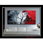 Free shipping Wholesale Retail BEAUTIFUL MODERN ABSTRACT OIL PAINTING Living Dining Room Decorative Portrait Floral Trees decorate Large Pure hand-painted 30099 