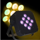 NEW&HOT 3W*9pcs Tri-Color Battery Power & Wireless DMX Par can,american stage lighting 
